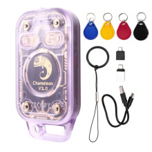 Chameleon V3.0 RFID  Chip Reader  Card Emulator NFC Reader Writer+4XUID Keychain ID IC 125K 13.56M Tag Copyer