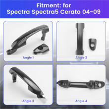 4 Pcs Front Rear Left Right Outside Door Handle for Spectra Spectra5 Cerato 04-09 82650-2F000 83650-2F000