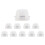 10pcs Door Insert Trim Strip Moulding Clip Grommet For  E46 E90 E91 3 Series 1