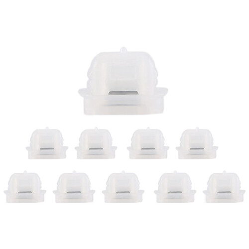 10pcs Door Insert Trim Strip Moulding Clip Grommet For  E46 E90 E91 3 Series