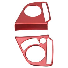 Steering Wheel Button Inner Decoration Cover Sticker Trim for 10Th Gen 2016-2020 Red