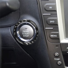 Car Carbon Fiber Engine Start Stop Button Ring Trim Cover for IS IS250 IS300 IS350C 2006-2012