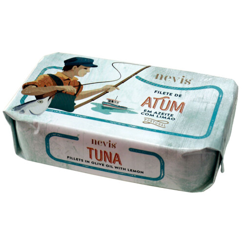 Φιλέτα Τόνου Nevis σε Ελαιόλαδο με Λεμόνι 120g