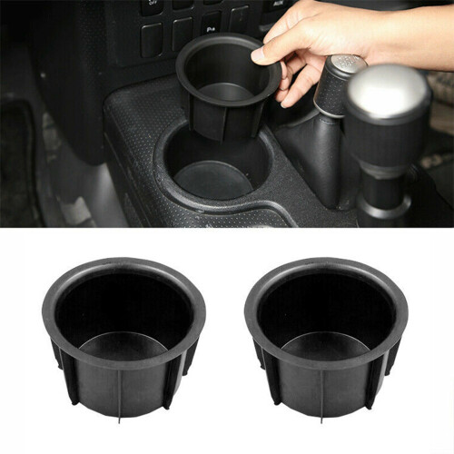 2PCS Center Console Cup Holder Insert 55616-35010 for    2007 2008 2009 2010 2011 2012 2013 2014