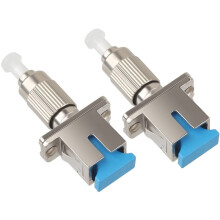 2 St. FC-Hane Till SC-Hona Hybridoptisk Fiberadapter Simplexfiberflänskontakt 9/125um SM Optiskt Utrustningsverktyg