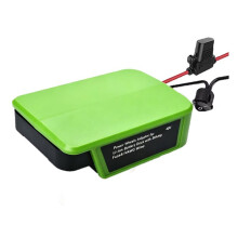 Adaptador de Bateria para Power Wheel para Greenworks 40V com Bateria de Lítio 29472 29252 29252, com Fusível e Terminal de Fio.