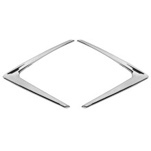 Chrome Light Front Lamp Triple-cornered Trim Cover Molding Styling Bezel Lid Garnish for Hrv Vezel 2014-2019