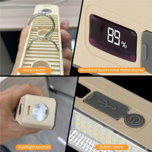 42cm Portable Camping Lamp Rechargeable LED Magnetic Lamp Tube with Multi-Color Light