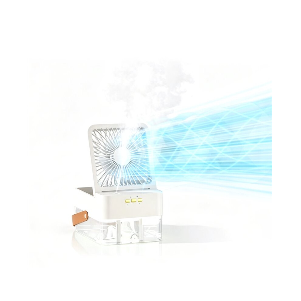 Desktop Humidifying Cooling Fan 2-Hole Humidification Usb Air Conditioner Fan Misting Fan With 2.5L Water Tank 6031897856481