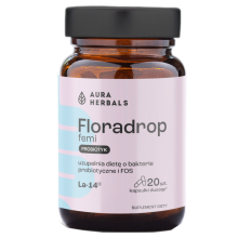 Aura Herbals Floradrop Femi Probiotyk - 20 Kapsułek