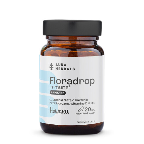 Aura Herbals Floradrop Immune Probiotyk - 20 Kapsułek
