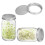 1 Kit 2 Barattoli Germogliazione con Rete, per Germogli e Microgreens 5