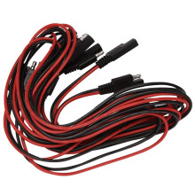 4 PCS SAE zu SAE Verlaengerungskabel Schnelltrenn Kabelbaum SAE Stecker 3 Fuss, 18 Gauge (4 PCS 3Ft)