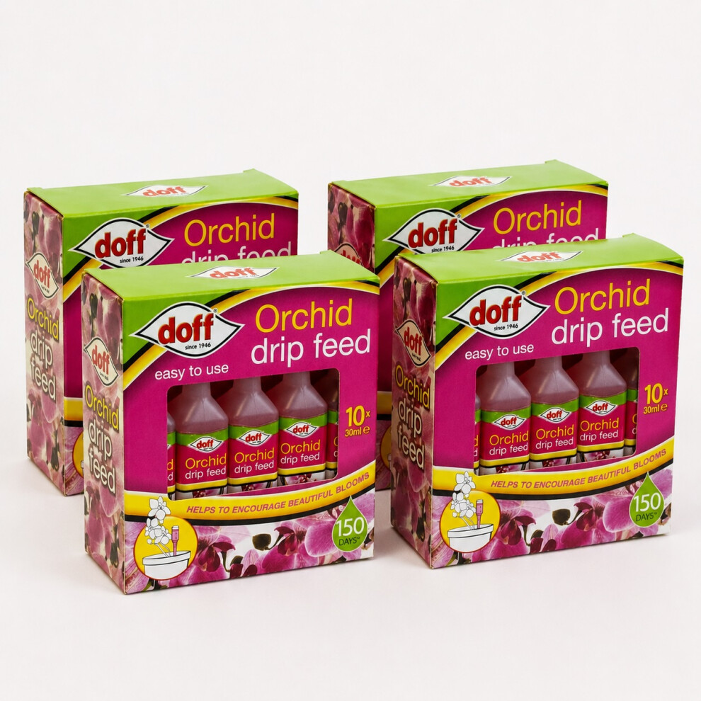 Doff 40 Orchid Plant Feed Drip Feeders 30Ml Bottles