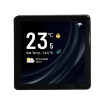 WiFi Thermostat TFT Screen Temperature Controller for Electric Floor Heating Works for Alexa Home Black