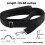 2 PCS Adjustable Heavy Duty Bimini Top Straps, Marine Grade Double Snap Hook Strap+ Pad Eye Straps, 33"-60" 5