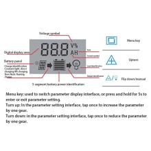 12V/24V 80A Zonnecontroller met LED LCD-Display, Zonnepaneelcontroller, Zonnepaneelbatterijregelaar, USB-Interface