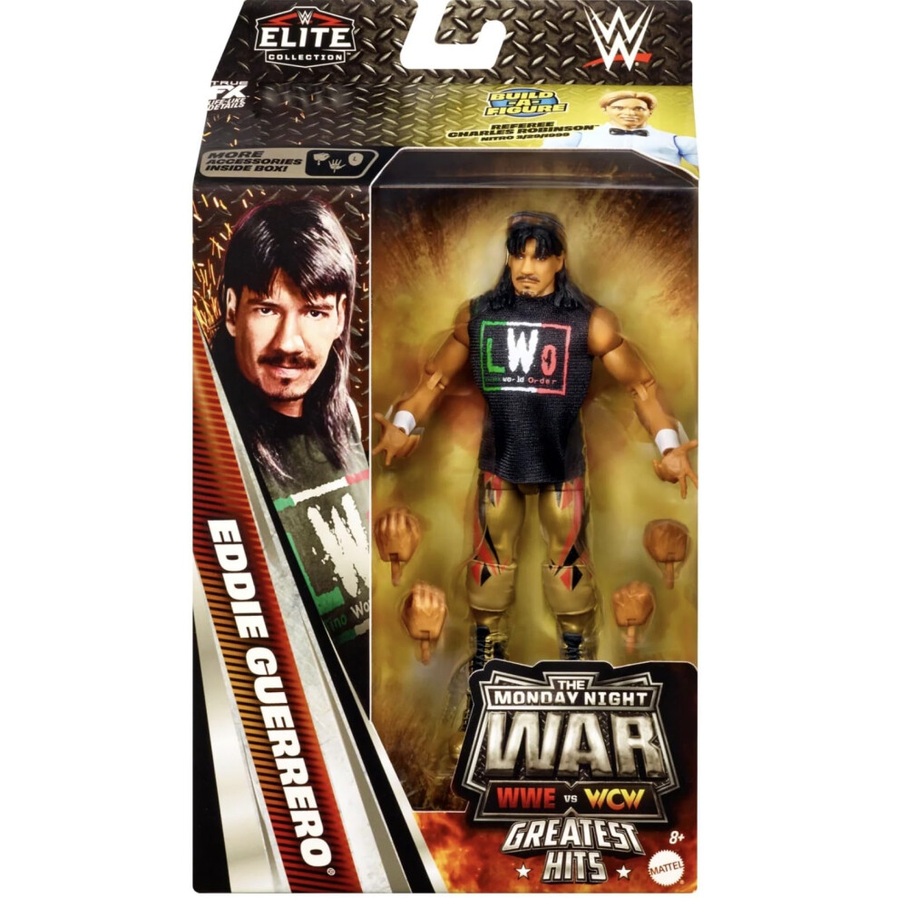 Wwe Elite Collection The Monday Night War Eddie Guerrero Wrestling Action Figure