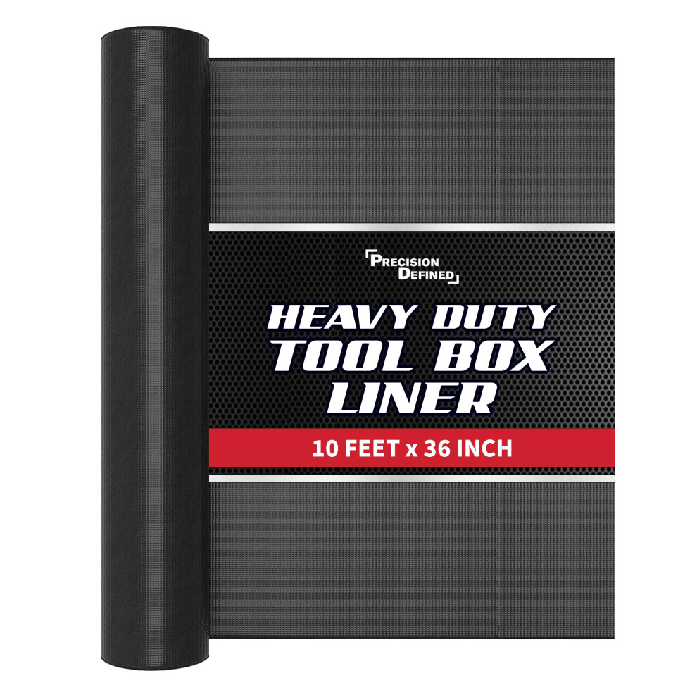 (91 Cm X 3 M) Precision Defined Professional Grade Tool Box Liner, Tool Box Drawer Liner, Shelf Liner Non Slip Mat 810116045648