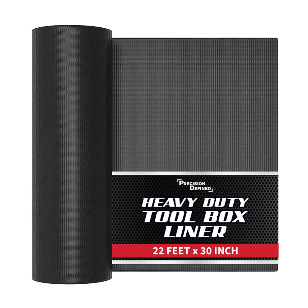 (76 Cm X 6.7 M) Precision Defined Professional Grade Tool Box Liner, Tool Box Drawer Liner, Shelf Liner Non Slip Mat 810116045631