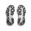 Hoka Hoka Bondi 9 Trainers Black/White UK 10 5