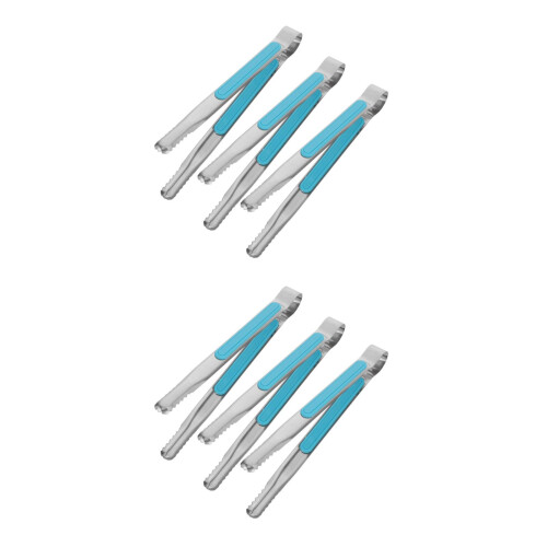 6Pièces Pinces Cuisine Acier Inoxydable Bbq