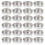 200Pièces Coupelles Argentées Pour Fabrication Rangement De Bougies 1