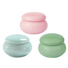6Pièces Boîtes De Rangement Cosmétiques Céramique Durables Et Légères
