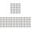 200Pièces Coupelles Argentées Pour Fabrication Rangement De Bougies 2