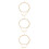 3Pièces Pendentif Lettre Double Couche 7