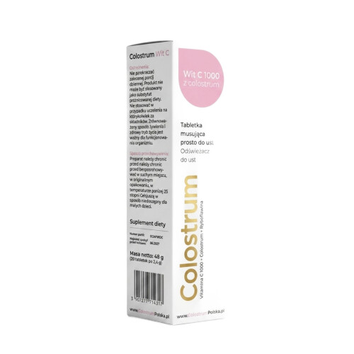 Colostrum Polska Colostrum Witamina C 1000 Duo 20 Tabl.