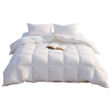 Summer Down Comforter Hypoallergenic Light Soft 200x200 cm White — light summer down quilt, 200x200 white quilt, hypoallergenic quilt