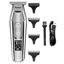 Kemei Hair Clipper -5027 or Blade Trimmer for Men Adjustable Speed LED Digital Hair Clipper Carving Clippers Electric