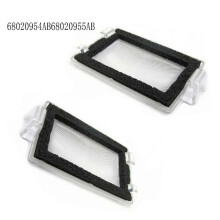 1 Pair Rear License Plate Light Lens for for Grand for Cherokee 2005-2024 68020954AB68020955AB
