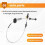 Automatic Transmission Gear Shifter Cable for  Focus 2005-2011 5M5P7E395BD 7M5P7E395CA 6