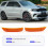 1Pair Front Left Right Bumper Side  Light Lamp Plastic 68476819AA 68476818AA for  Durango 2021-2023 6