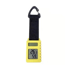 Thermomètre Portable pour la Randonnée, le Trekking et les Voyages, avec Porte-Clés et Pendentif pour Véhicule C