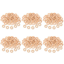 900 Stück 25 mm / 1 Zoll Holz Bastelring Unvollendete Holzringe Kreis Holz Anhänger Stecker für DIY-Projekte