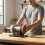 Multi-Function Electric Polishing Grinder Compact Size  Bench Grinder for Home Repair, Workshop US Plug 3