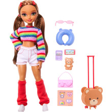Barbie Dream Besties Weekend Getaway Teresa Doll and Accessories, Fashion Doll with Removable Fashions & 7 Travel Themed Toy Pieces