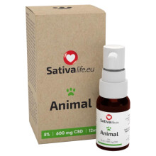 Sativa Life Olejek CBD Animal Vet Oil 12 ml