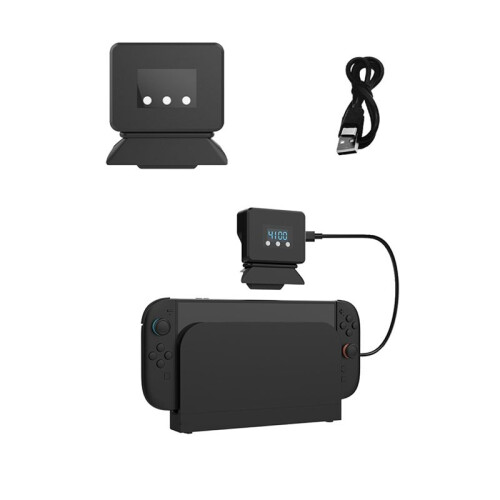 For   2 Console Exhaust Radiator with Temperature Display Strong Winds and Rapid Cooling Black 2