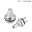 PCV Valve Cap Aluminum Cover Kit 11127565284 for  N54 E90 E91 E92 E82 E88 E89 E60 E61 E71 Twin Turbo 1