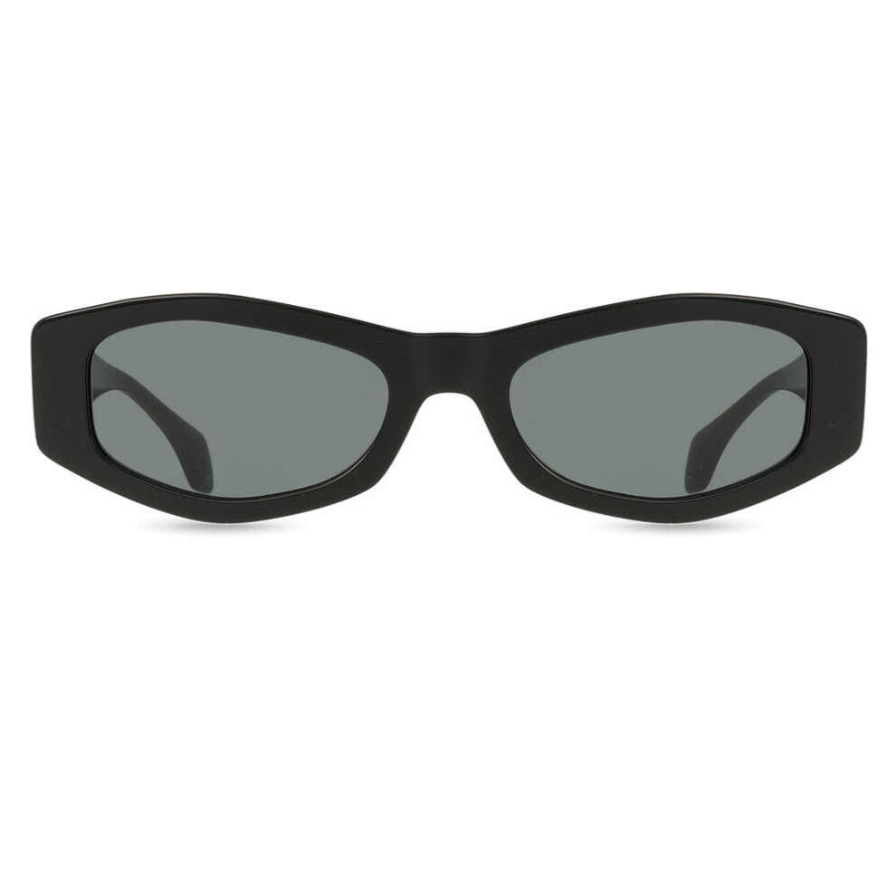 Versace Grey Woman Ve4487 Gb1/87 Sunglasses Acetate Black Geometric Normal - Image 4