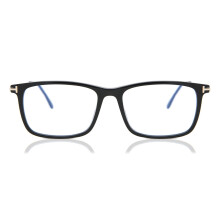 Tom Ford FT5758-B 001 Blue-Light Block Men New Eyeglasses