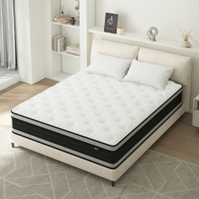 (5FT King Mattress 150x200x31cm) Memory Foam Hybrid Pocket Sprung Mattress Medium Firm 150 x 200 x 31cm