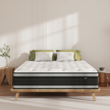 (5FT King Mattress 150x200x26cm) Memory Foam Hybrid Pocket Sprung Mattress Medium Firm 150 x 200 x 26cm