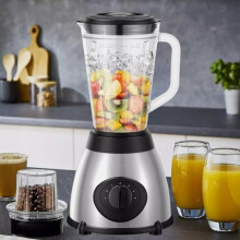 2 in 1 (850W) Juicer Blender Smoothie Maker Fruit Grinder Food Processor Ice Crusher UK
