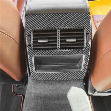 Carbon Fiber Car Rear Air Vent Outlet Cover Trim for XF 2008-2015 Interior Accessories