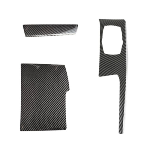 1Set Center Console Multimedia Panel Frame Trim for  5 Series G30 2018-2022 Central Control Shift Gear Panel Cover 2